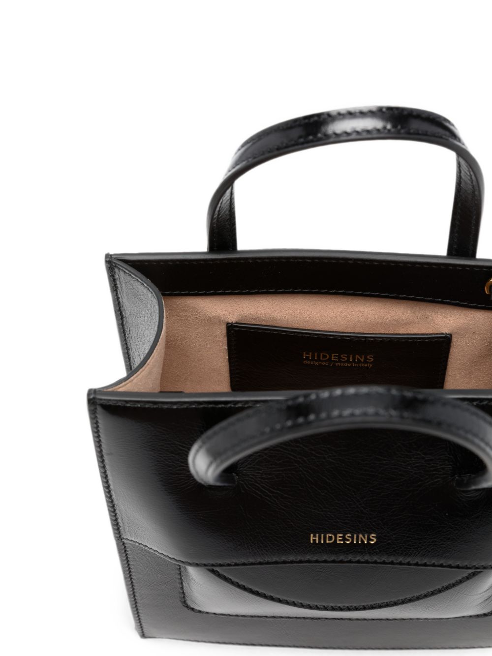 POCKET LEATHER HANDBAG
