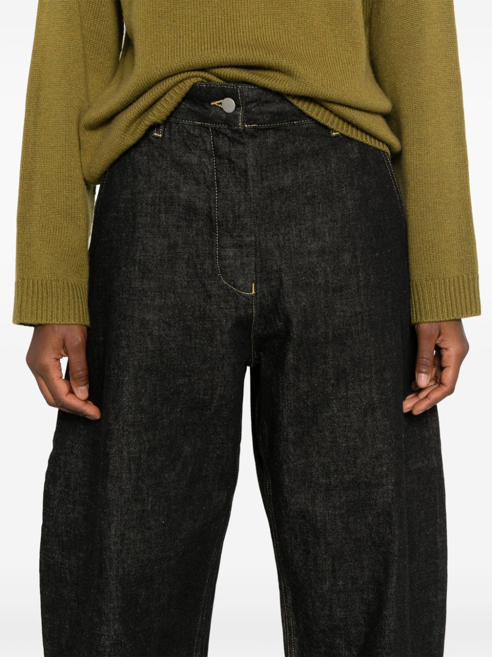 CROPPED DENIM JEANS