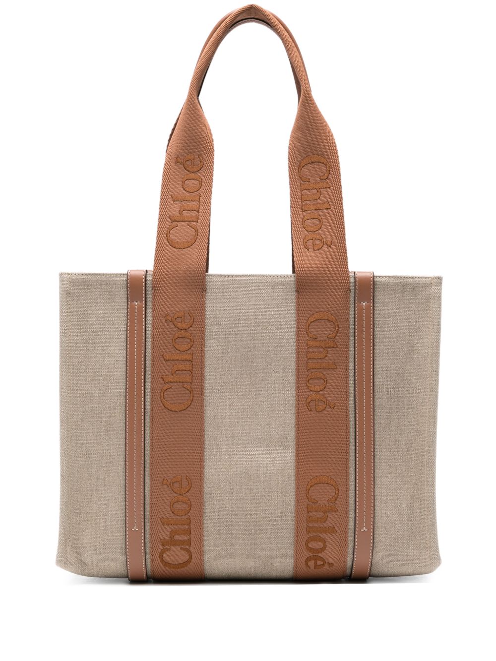 WOODY LINEN TOTE BAG