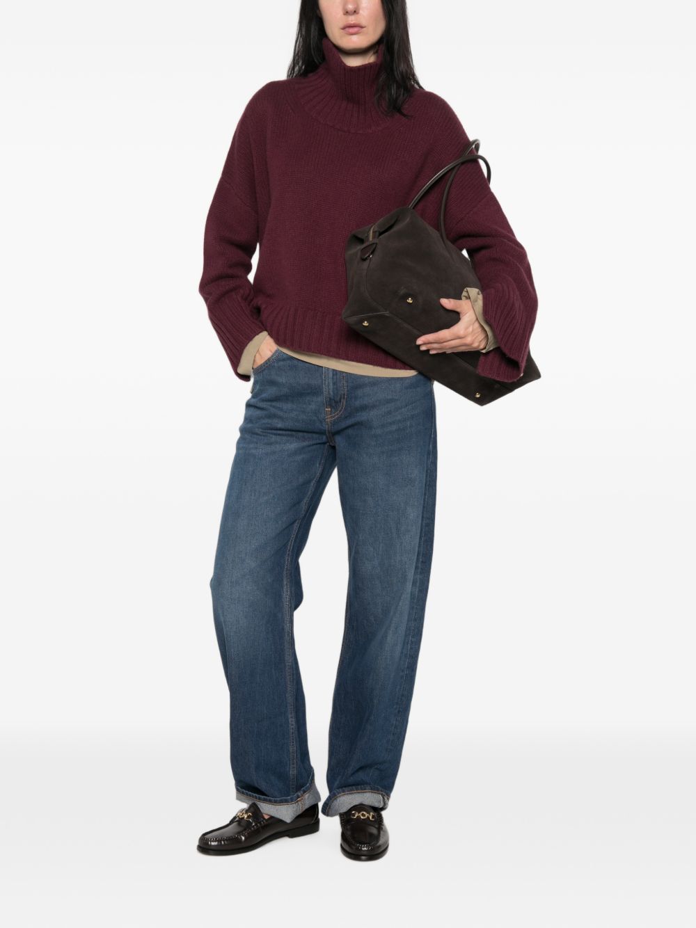 CASHMERE TURTLE-NECK SWEATER