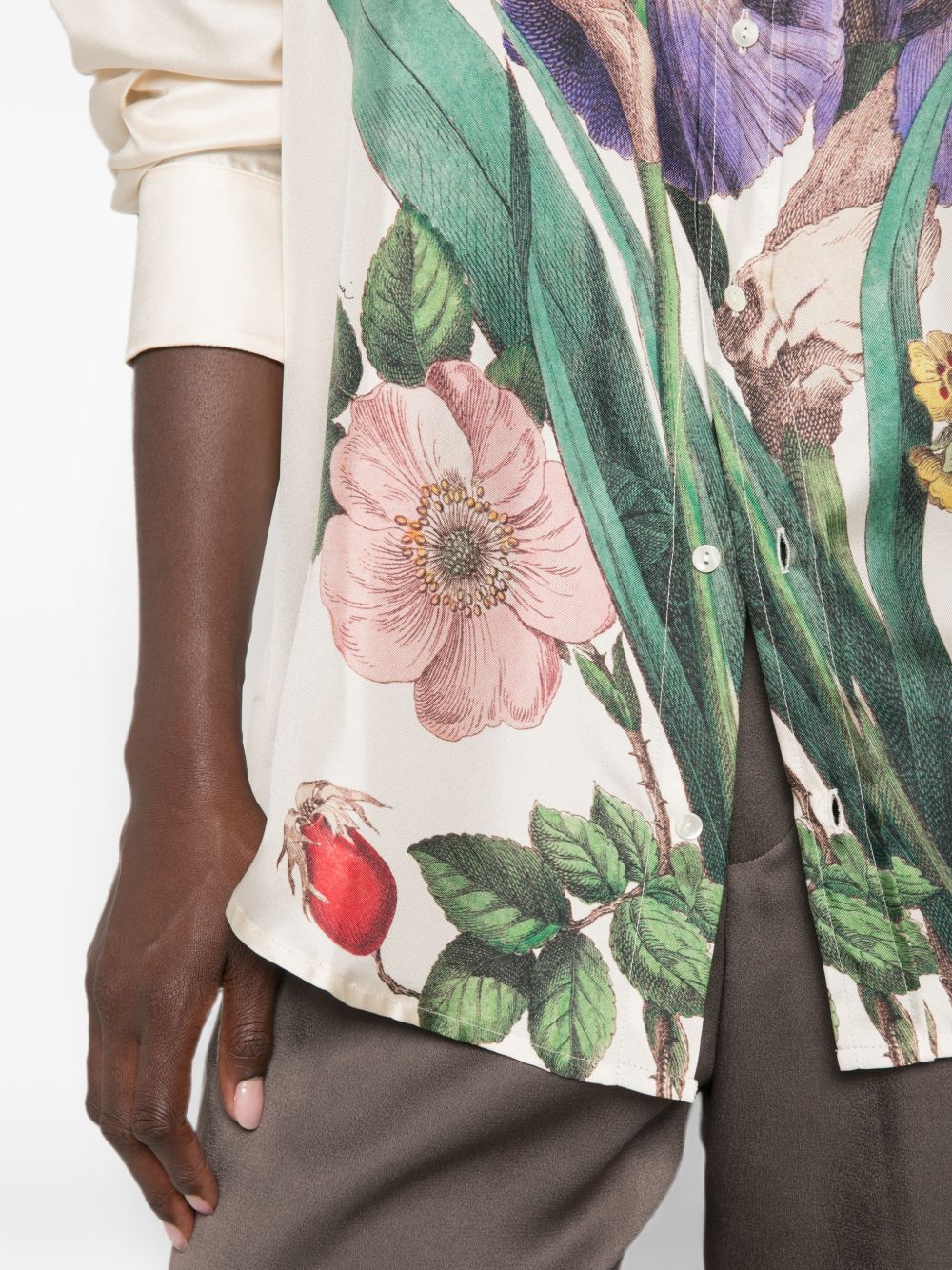 PRINTED SILK SHIRT