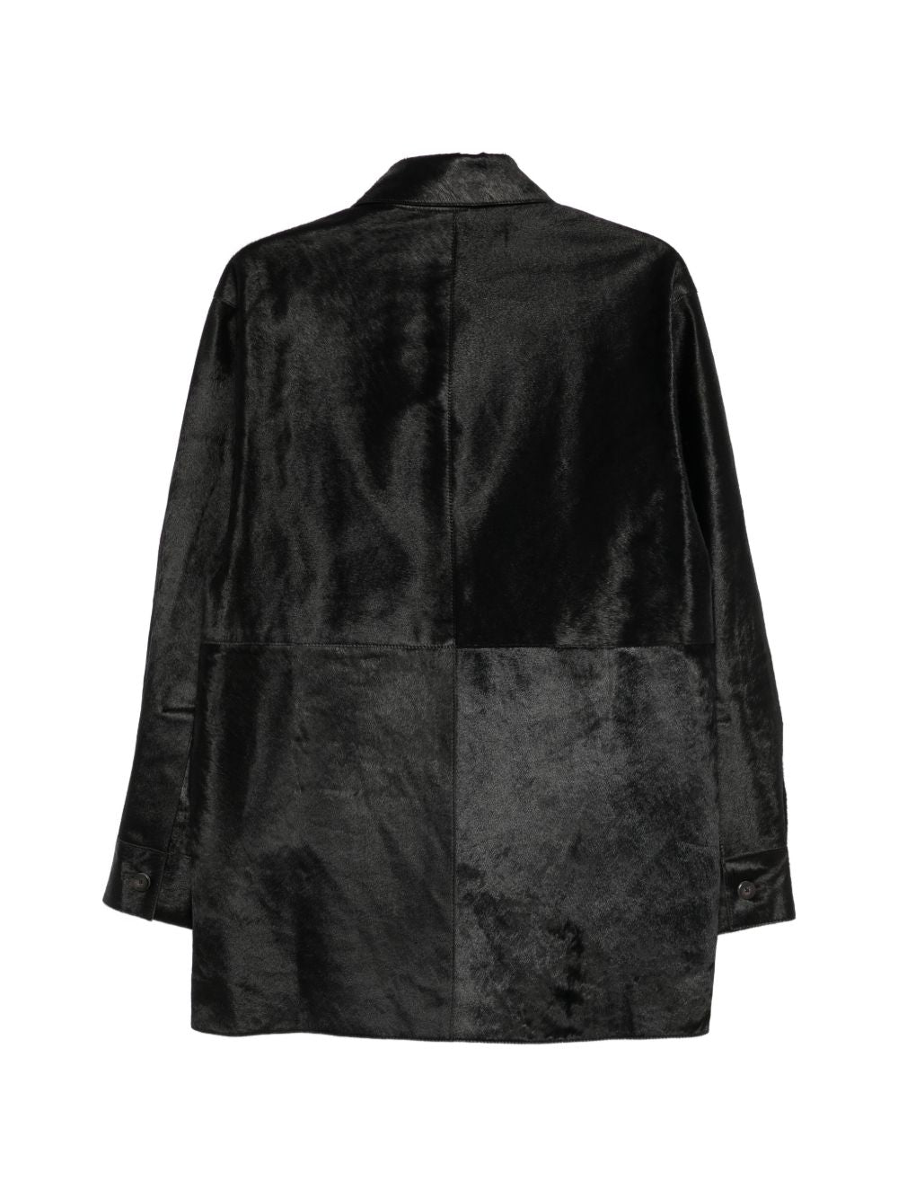 LEATHER OVERSHIRT