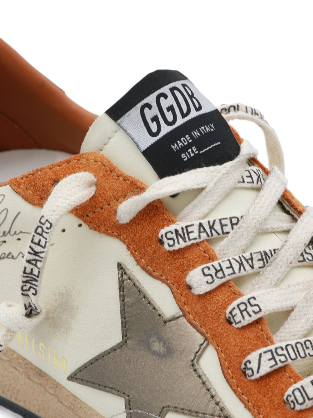 BALL STAR LEATHER SNEAKERS