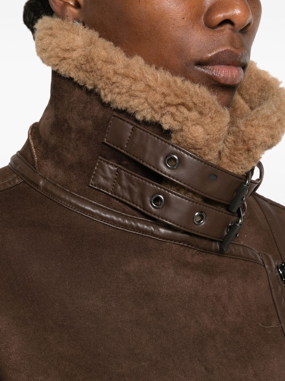 VELIN FAUX LEATHER JACKET