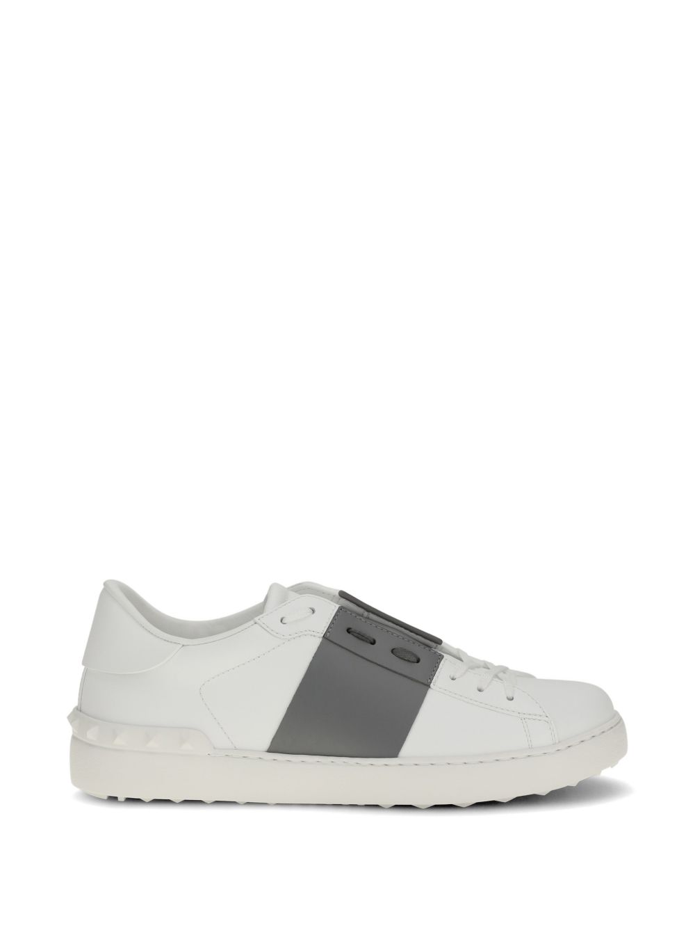 OPEN LEATHER SNEAKERS