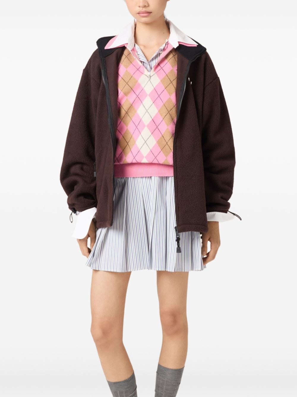 FLEECE BLOUSON JACKET