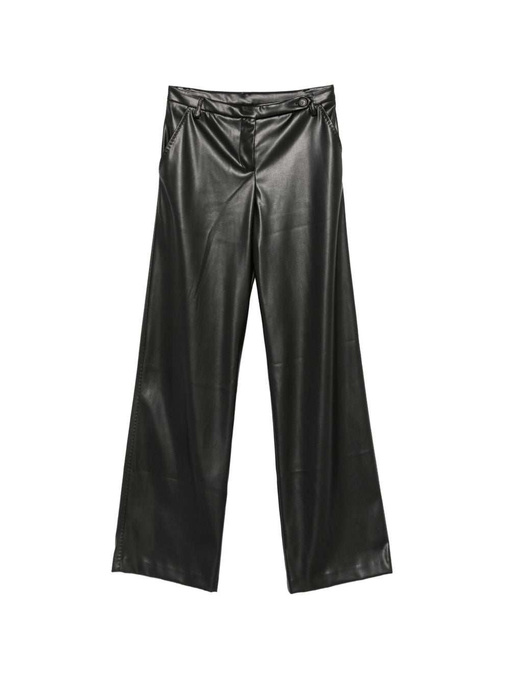 FAUX LEATHER TROUSERS