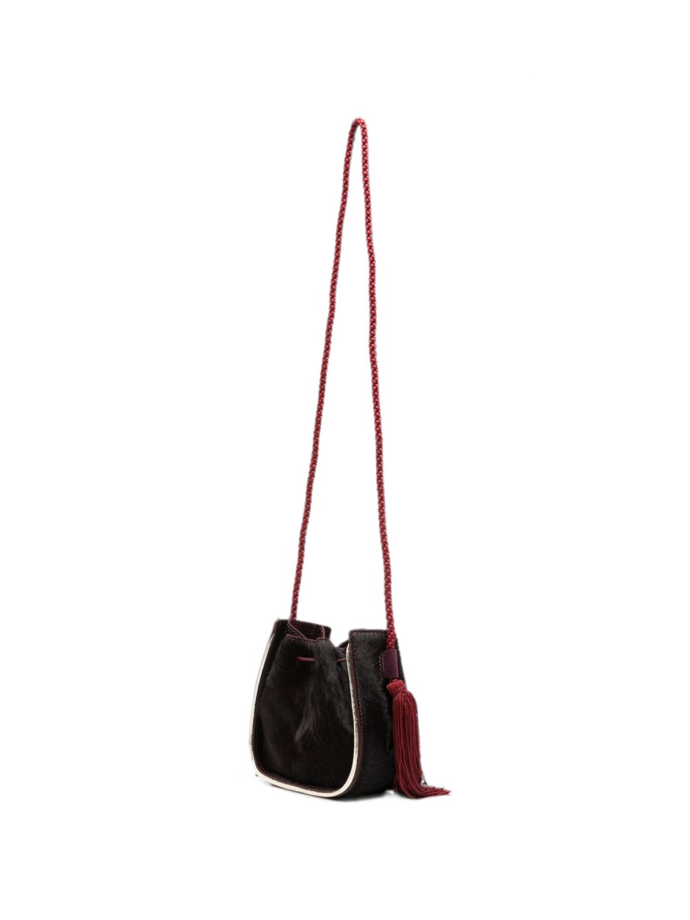 MY PEPITA LEATHER BUCKET BAG