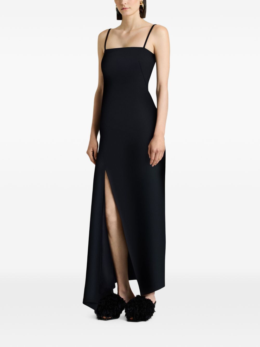 CADY CREPE LONG DRESS