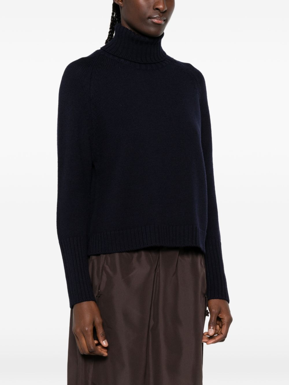 WOOL TURTLE-NECK SWEATER