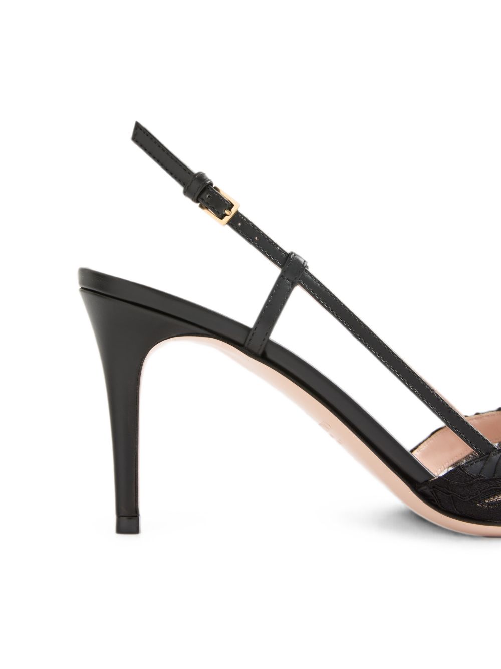 VLOGO SIGNATURE LACE PUMPS