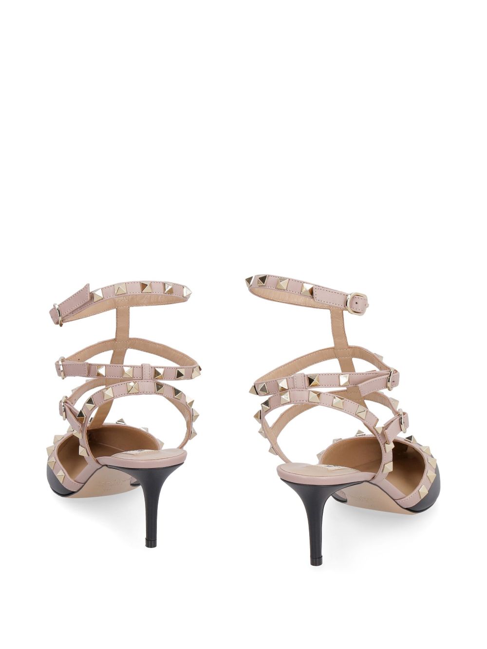 ROCKSTUD LEATHER PUMPS