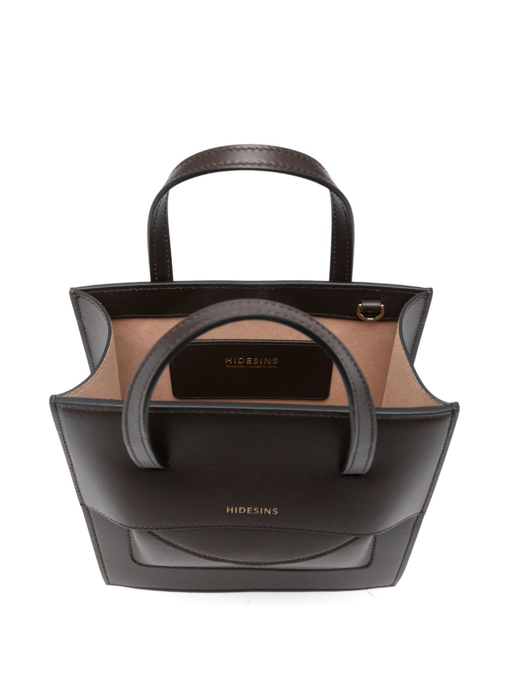 POCKET LEATHER HANDBAG