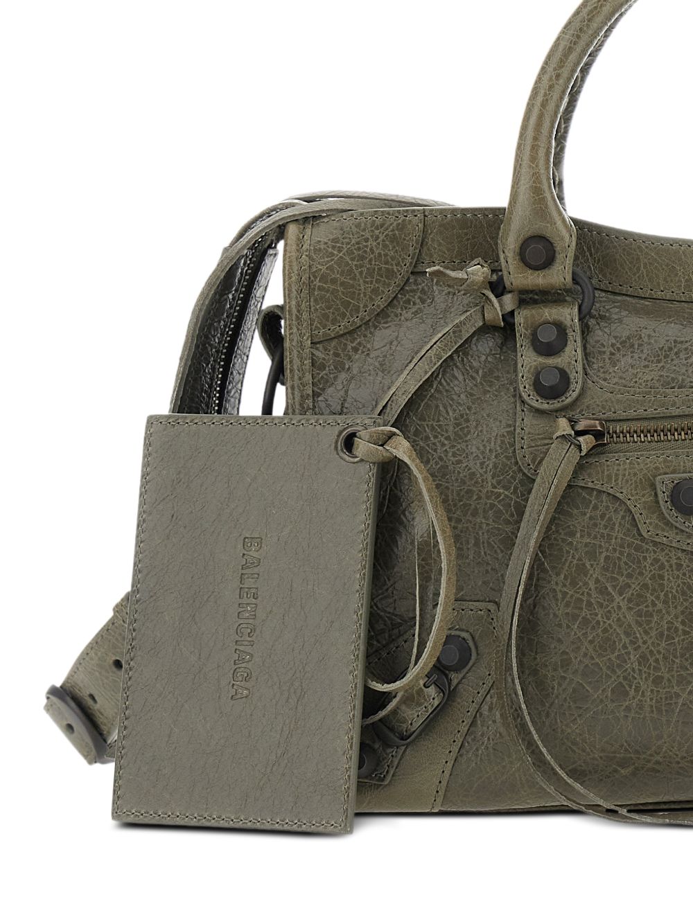 LE CITY SMALL LEATHER HANDBAG