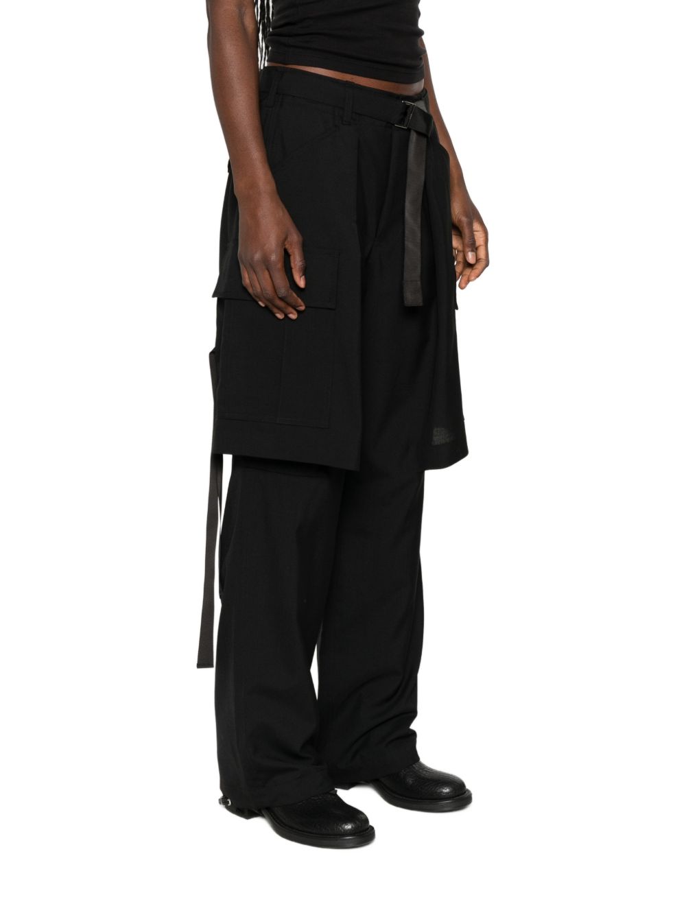 WOOL BLEND TROUSERS