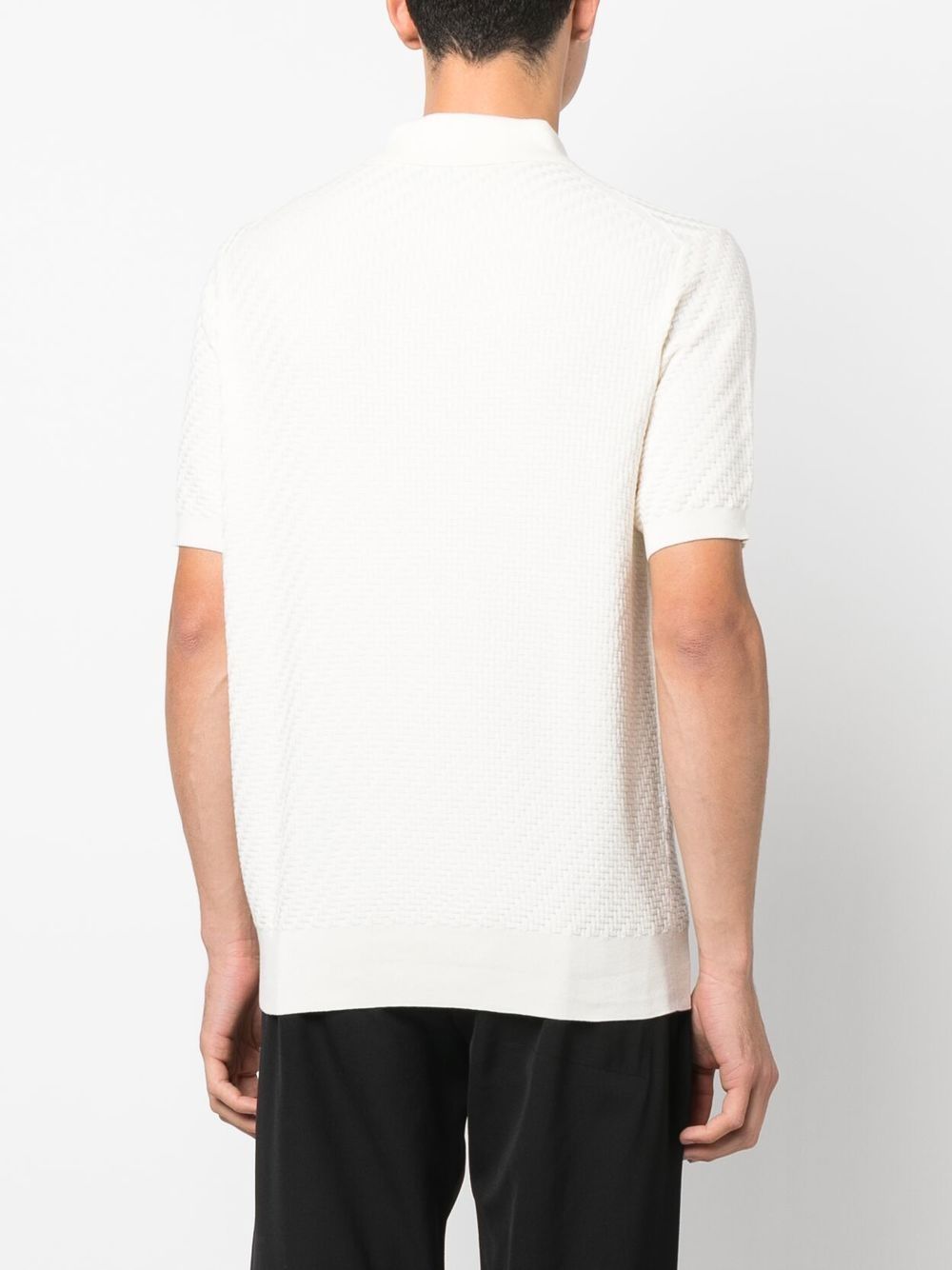 COTTON AND CASHMERE POLO SHIRT