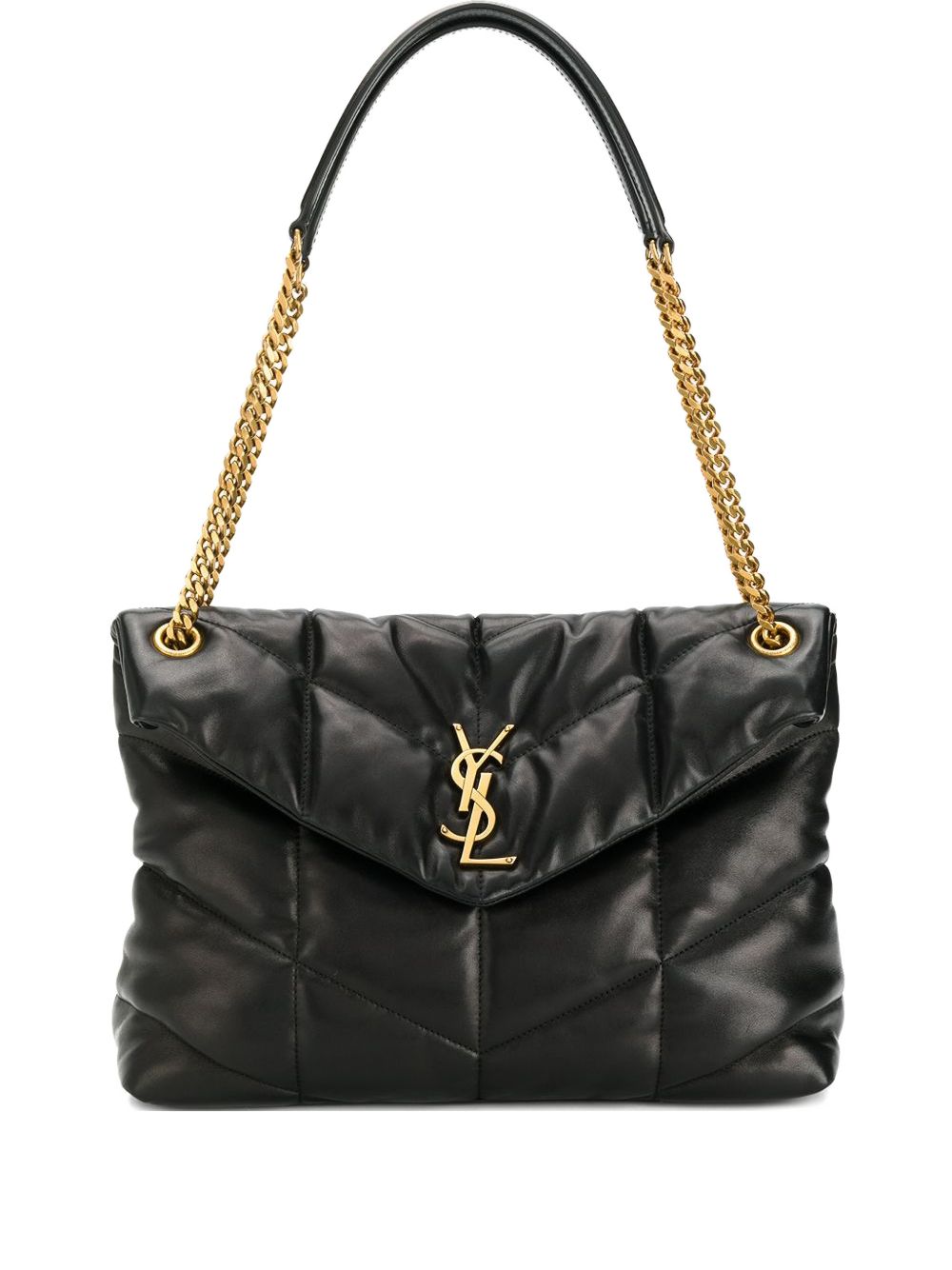 PUFFER MEDIUM LEATHER SHOULDER BAG