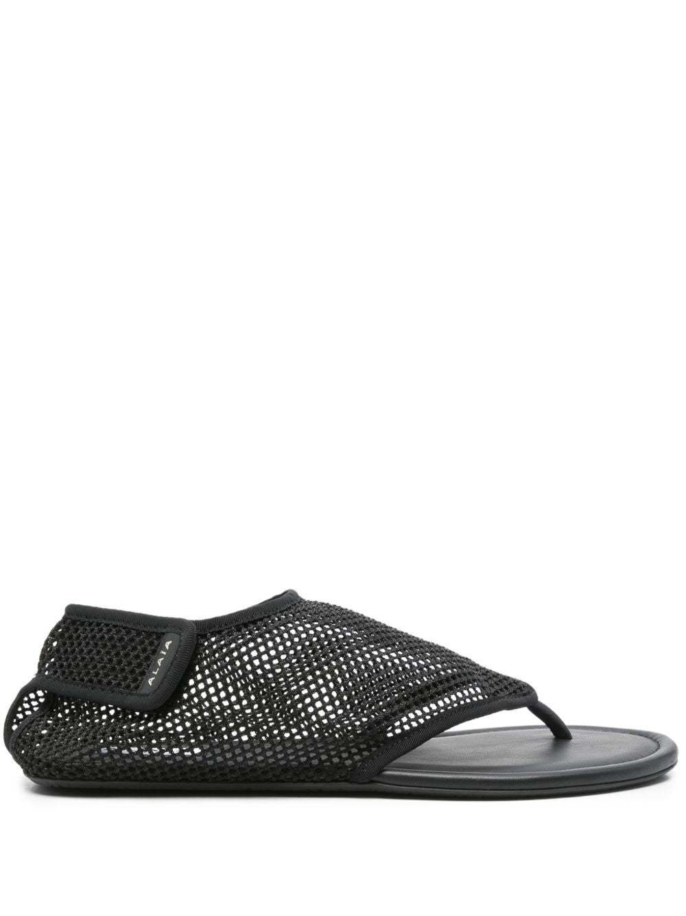 FISHNET THONG SANDALS