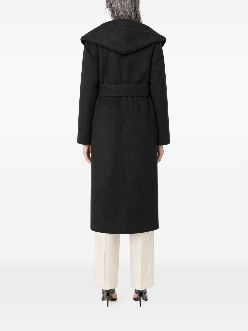 WOOL HOODED COAT