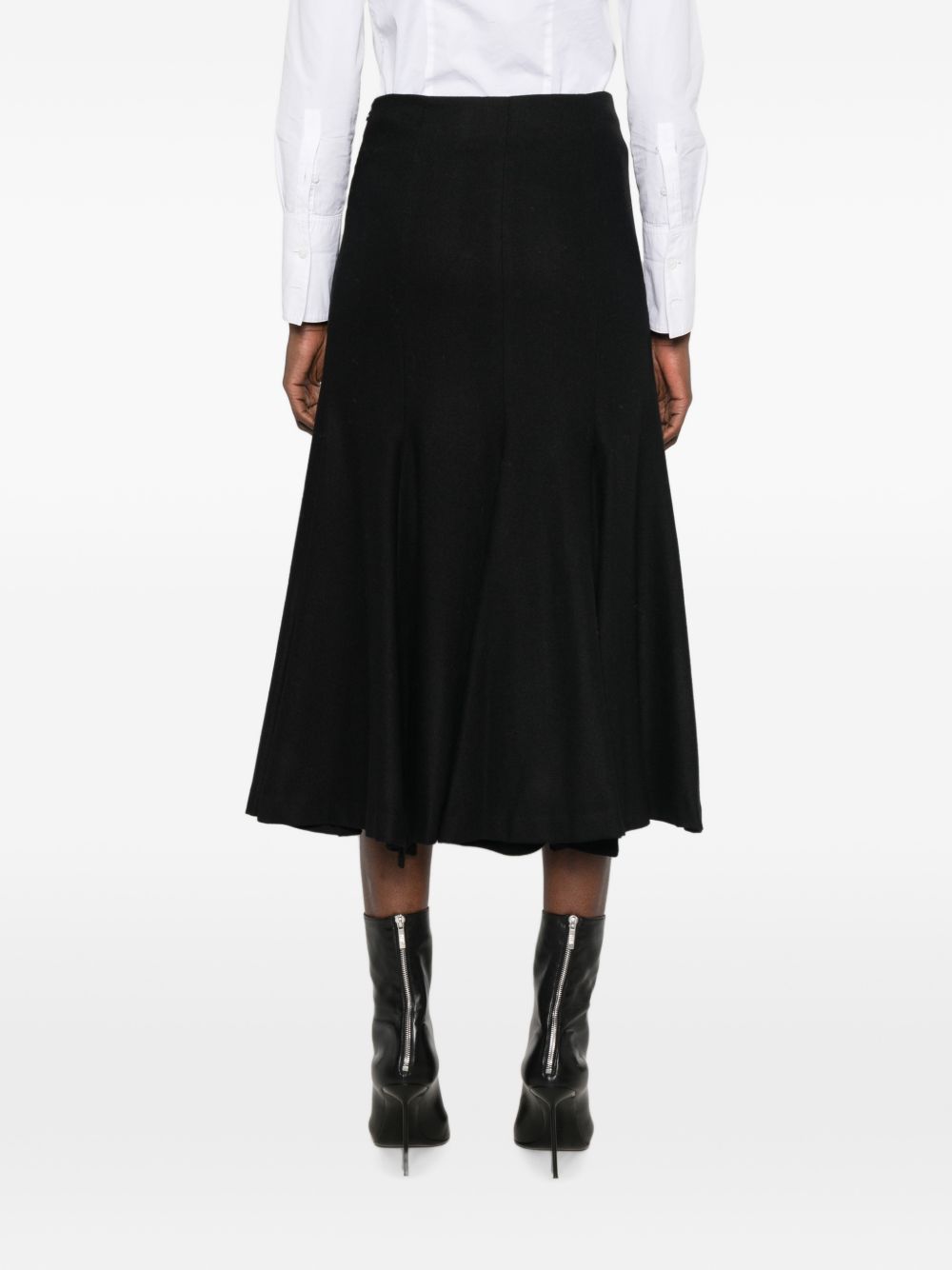 ERICA WOOL BLEND MIDI SKIRT