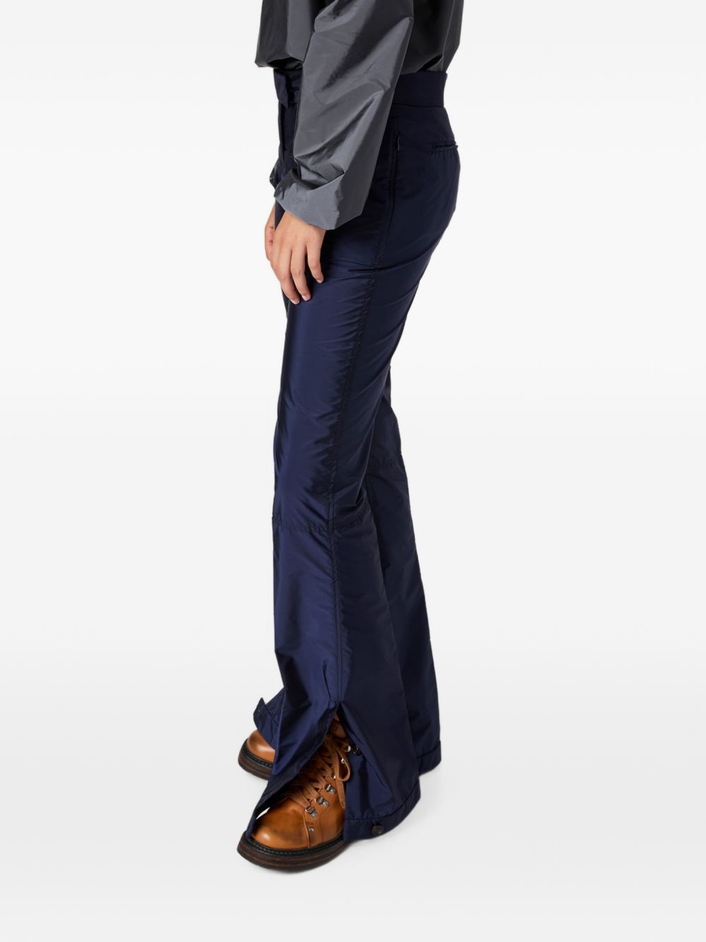 NYLON FLARED TROUSERS