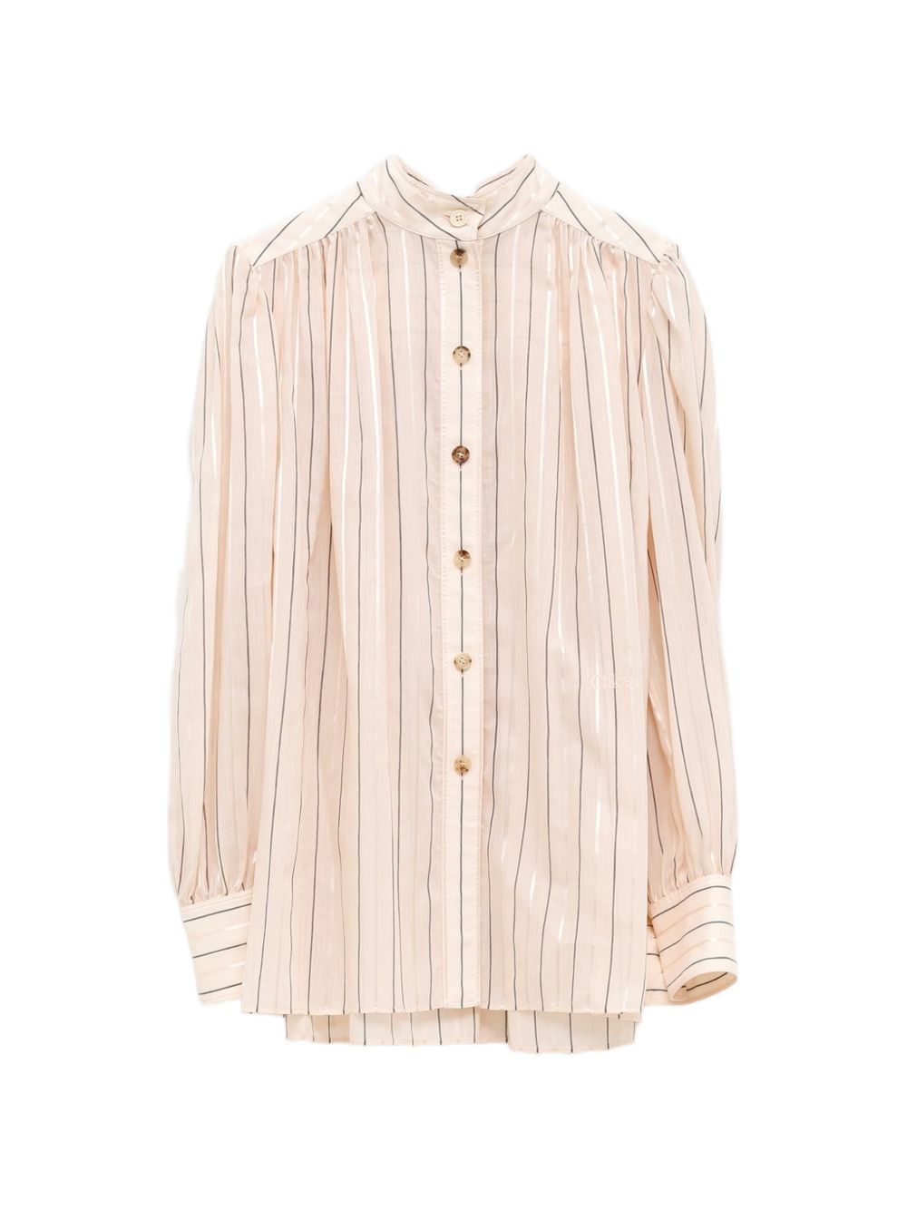 STRIPED SILK SHIRT
