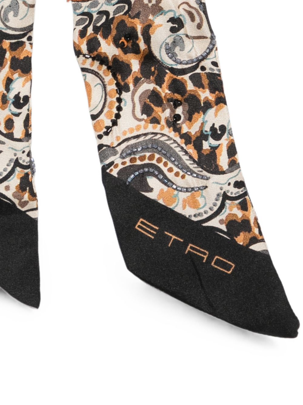 PRINTED SILK FOULARD