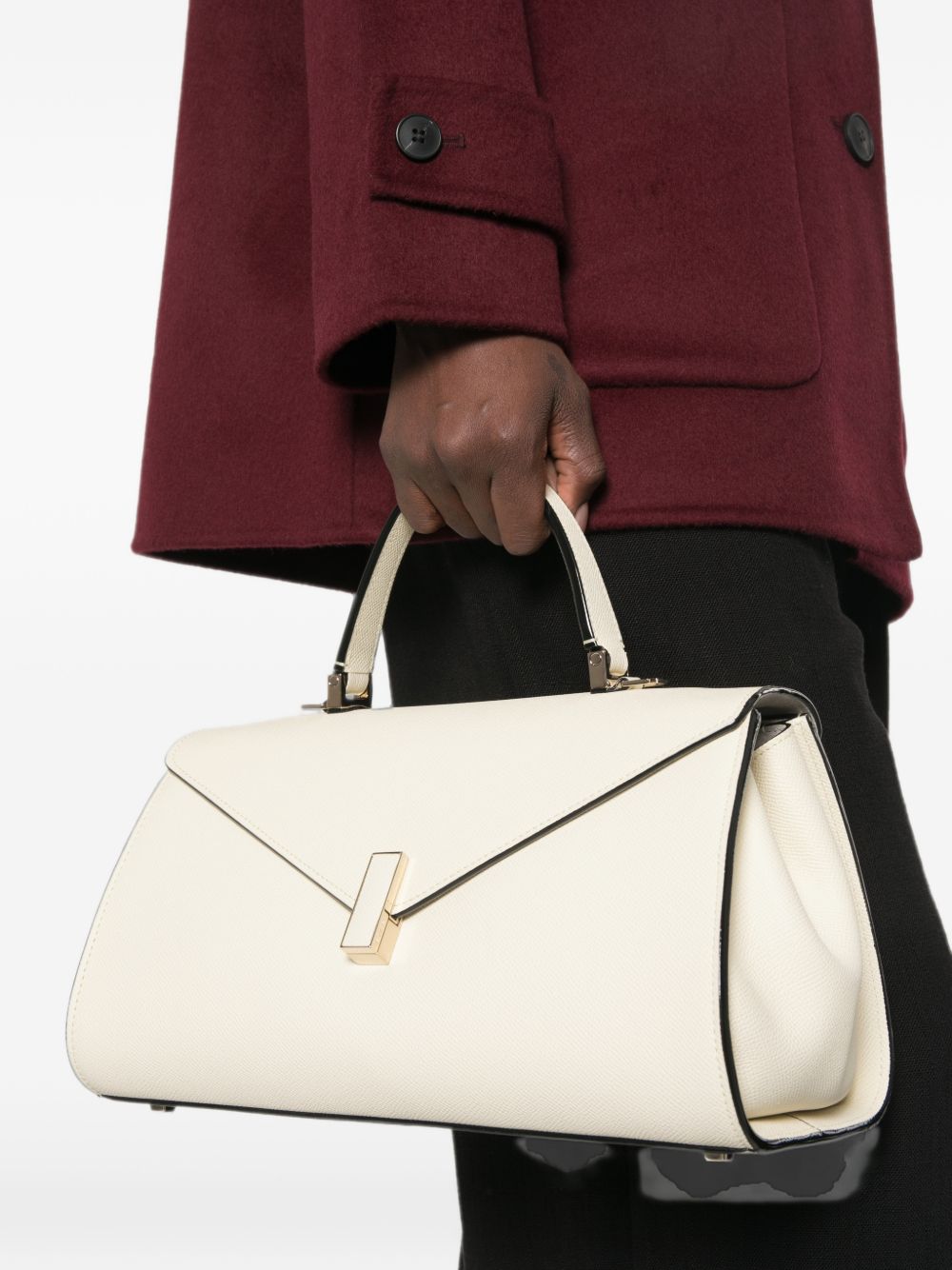 ISIDE EDITOR LEATHER TOTE BAG