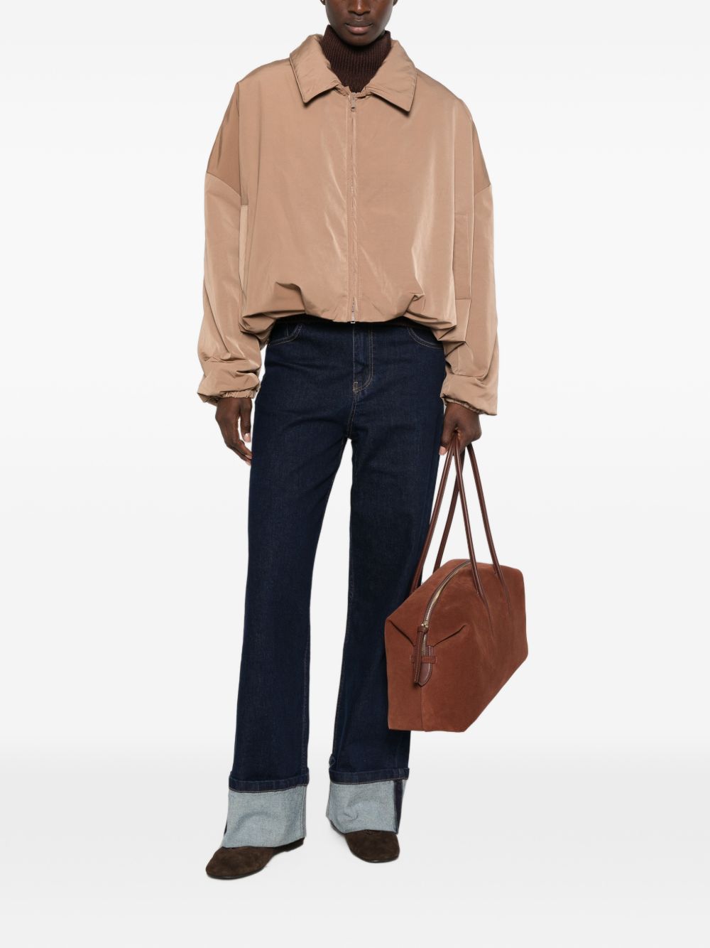 DRAWSTRING SHORT JACKET