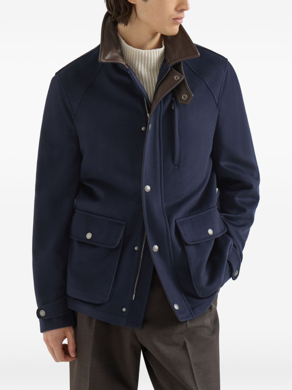 WOOL CABAN COAT