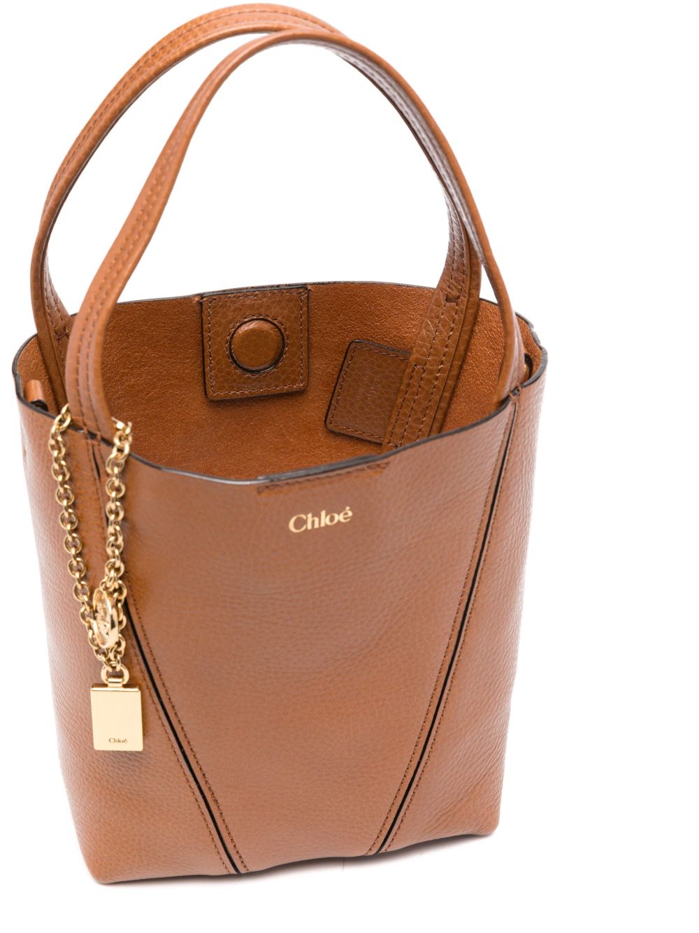 CHLOÉ SPIN SMALL LEATHER TOTE