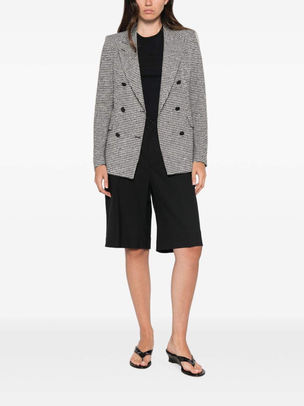 WOOL BLEND DOUBLE-BREASTED JACKET