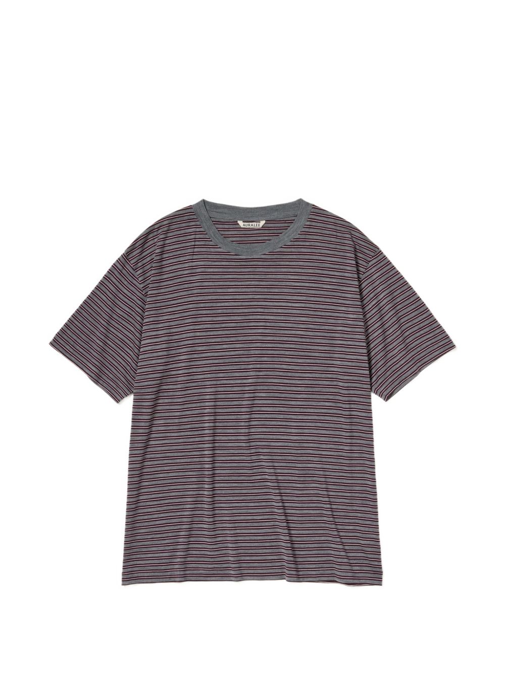 WOOL STRIPED T-SHIRT