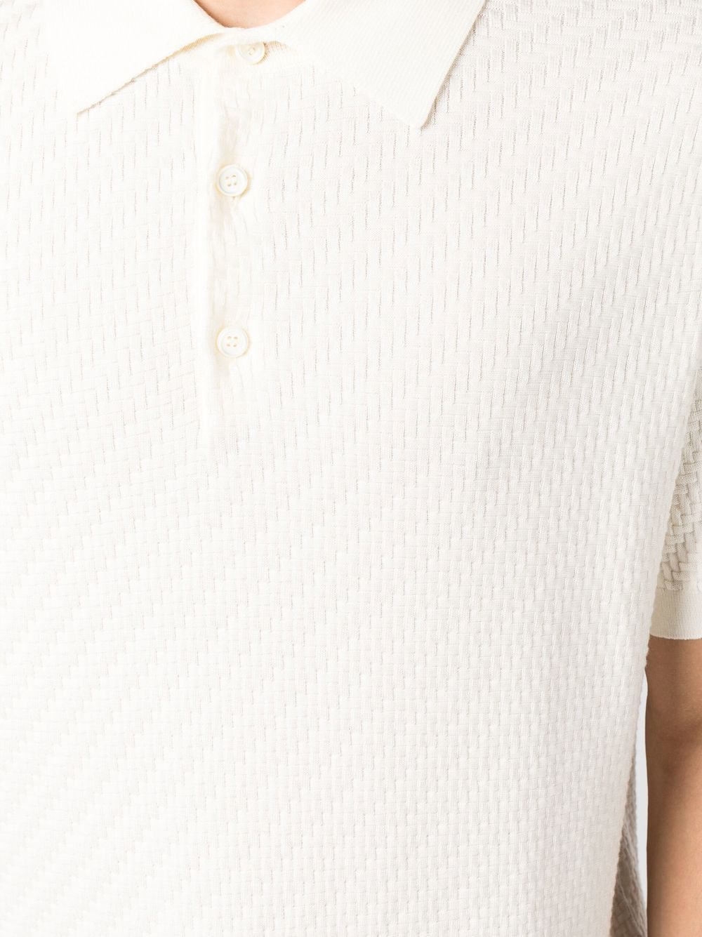 COTTON AND CASHMERE POLO SHIRT
