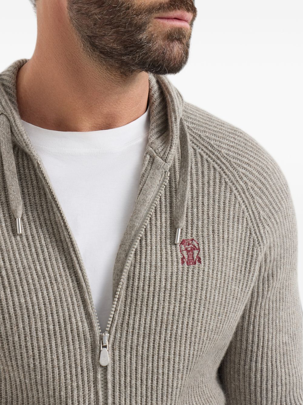 LOGO CASHMERE HOODIE