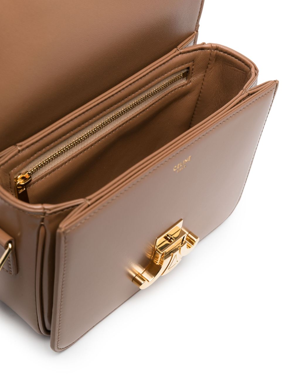 TRIOMPHE TEEN LEATHER SHOULDER BAG
