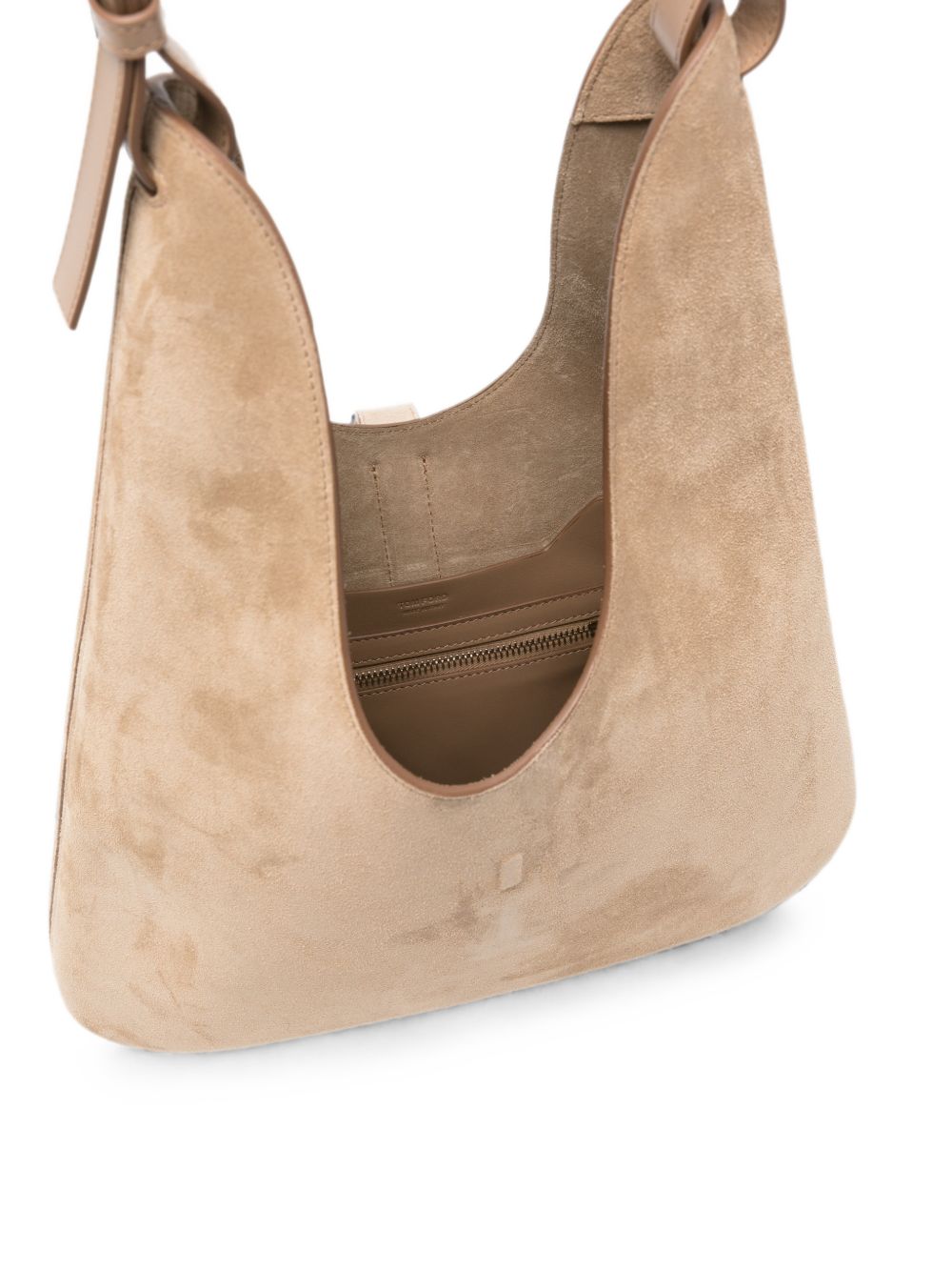SUEDE LEATHER MEDIUM HOBO BAG