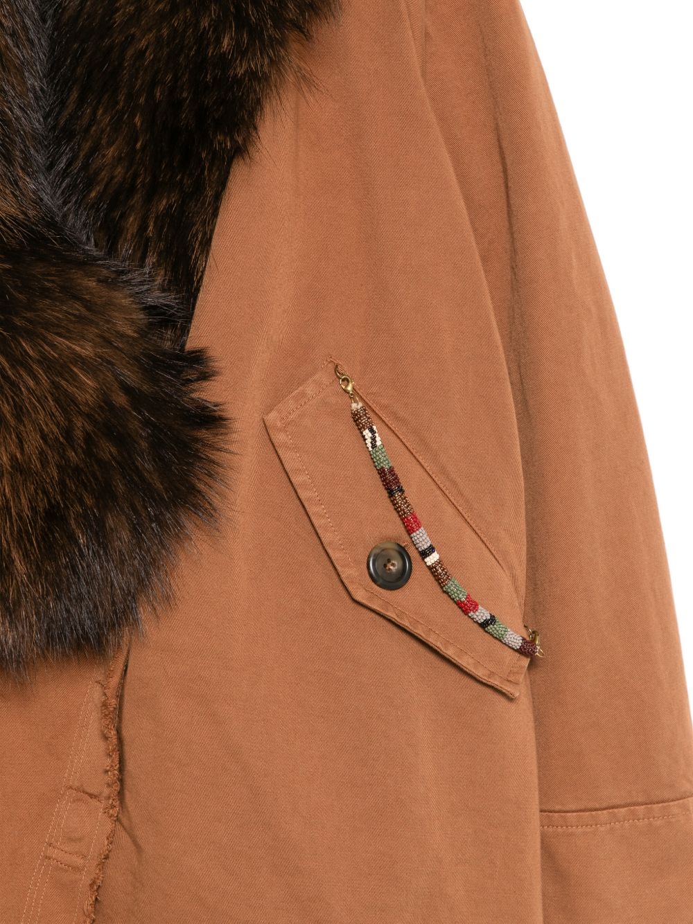 WOOL MIDI PARKA COAT