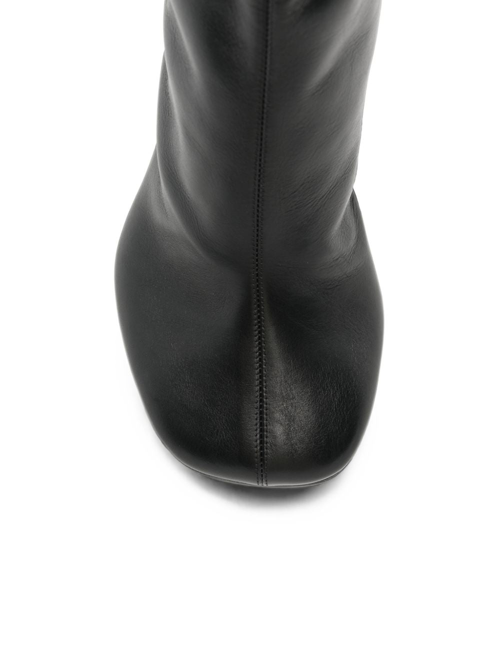 TUG LEATHER ANKLE BOOTS