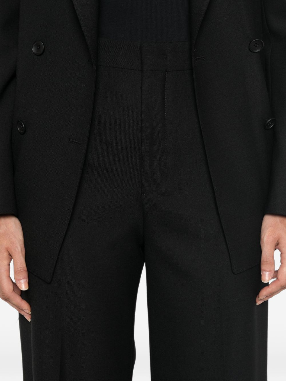 DOUBLE-BREASTED WOOL BLEND SUIT