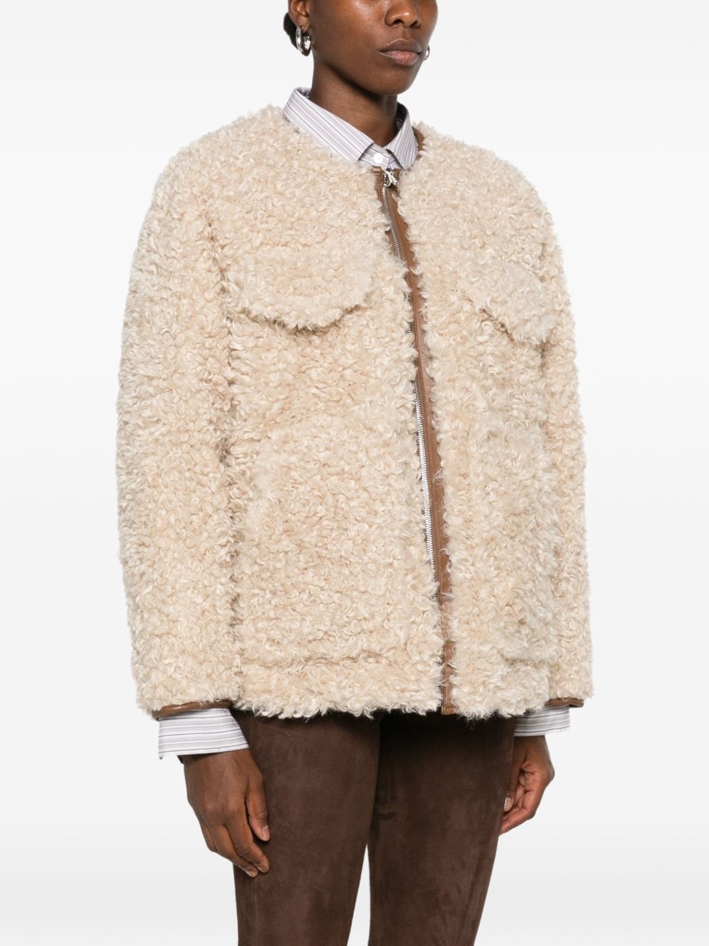 MOE FAUX FUR JACKET