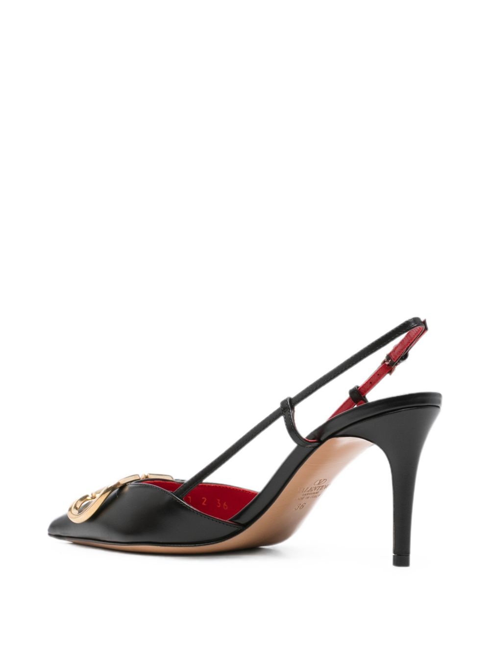 VLOGO SIGNATURE LEATHER PUMPS