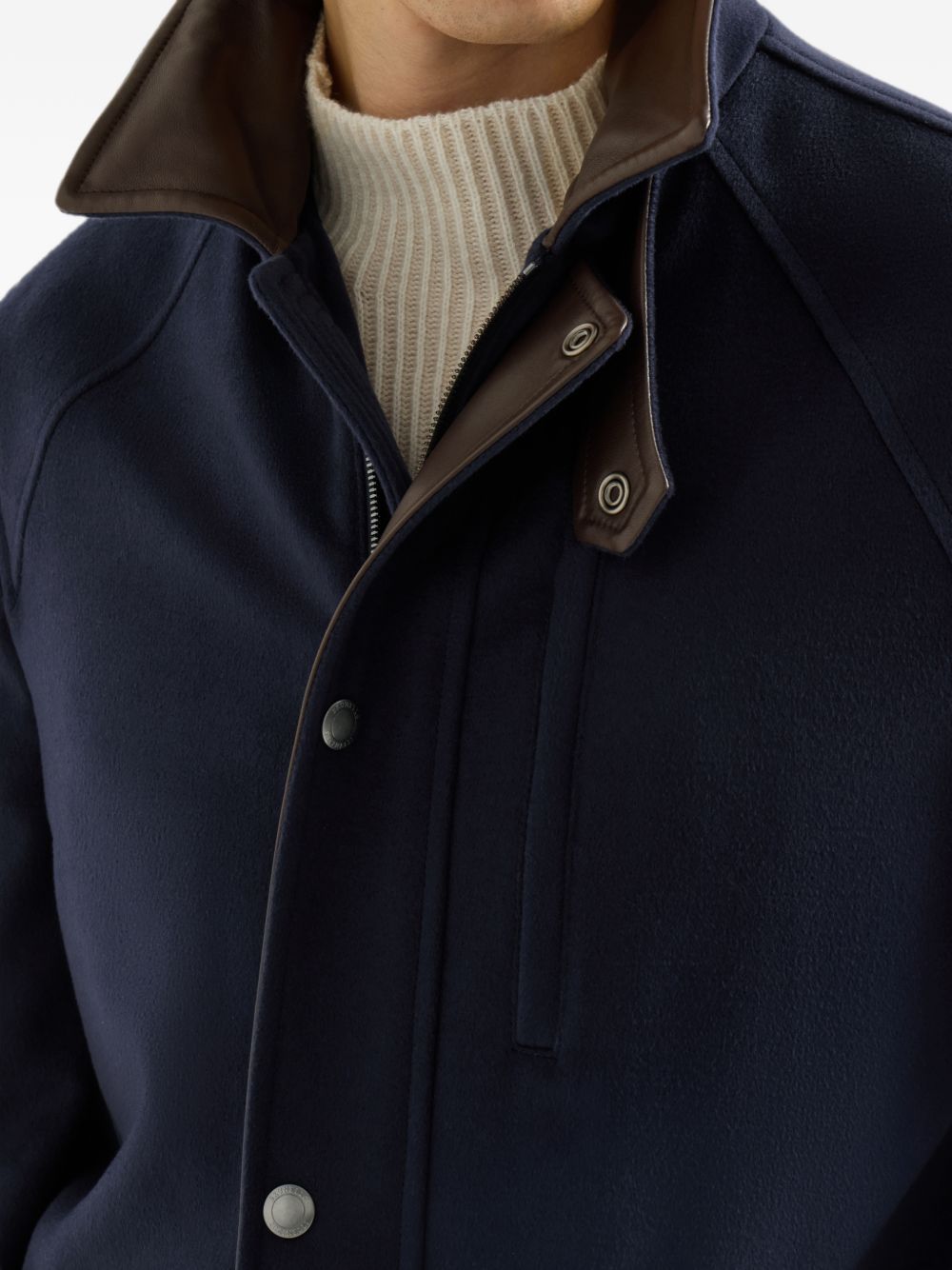 WOOL CABAN COAT
