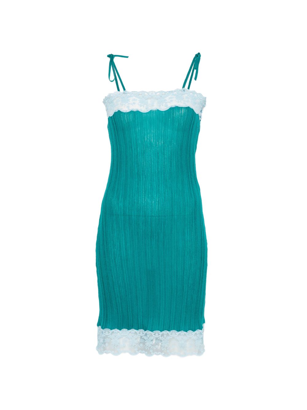WOOL KNIT MINI DRESS