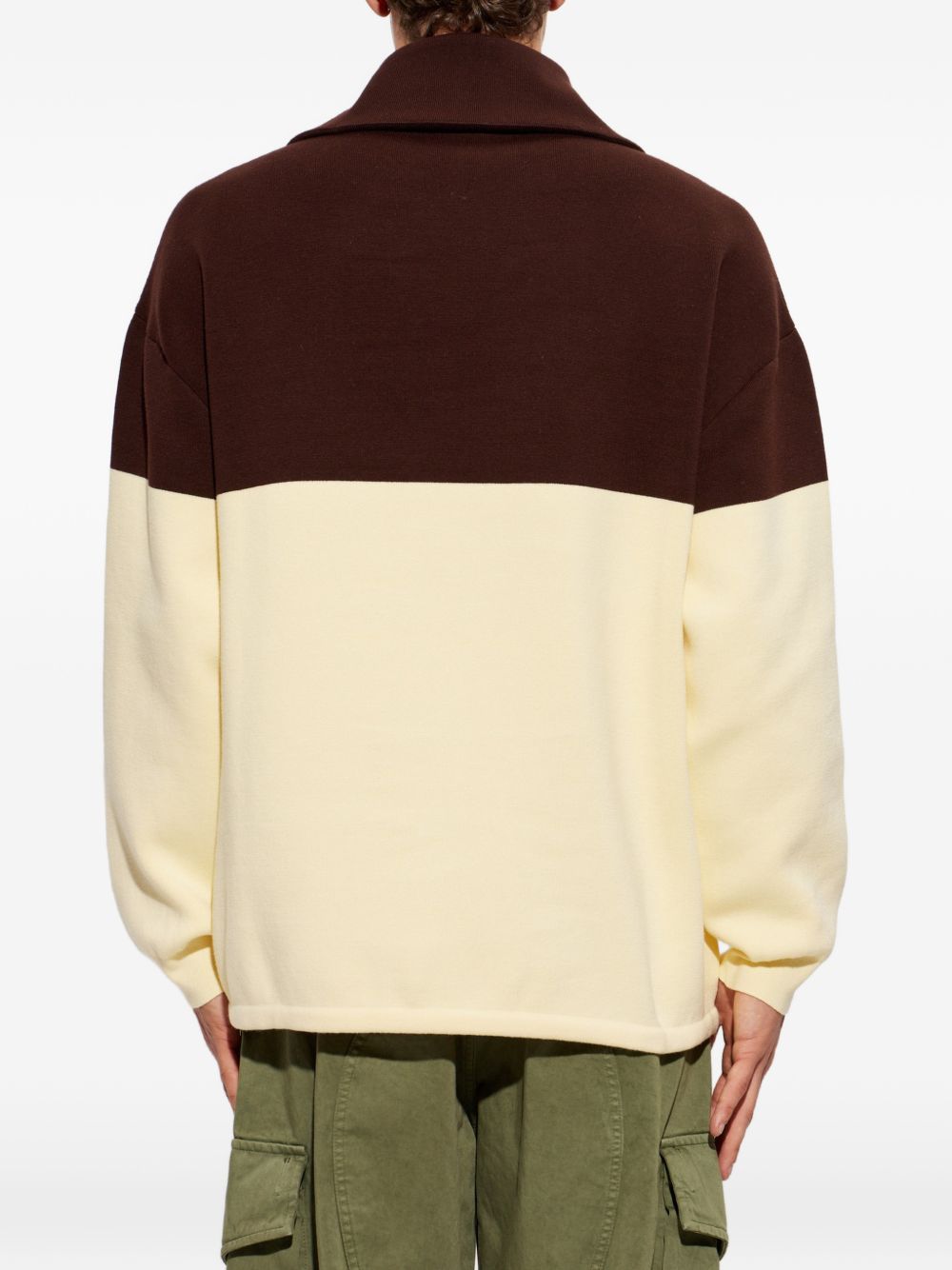 COTTON ZIPPED SWEATER