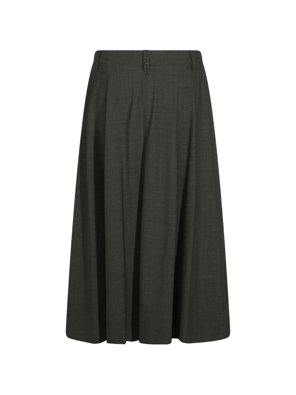 WOOL BLEND MIDI SKIRT