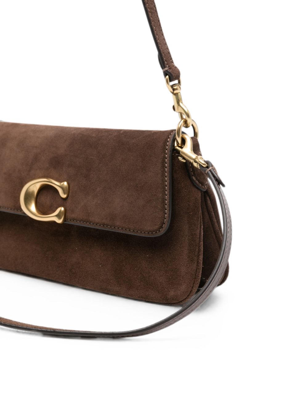 JET SUEDE LEATHER SHOULDER BAG