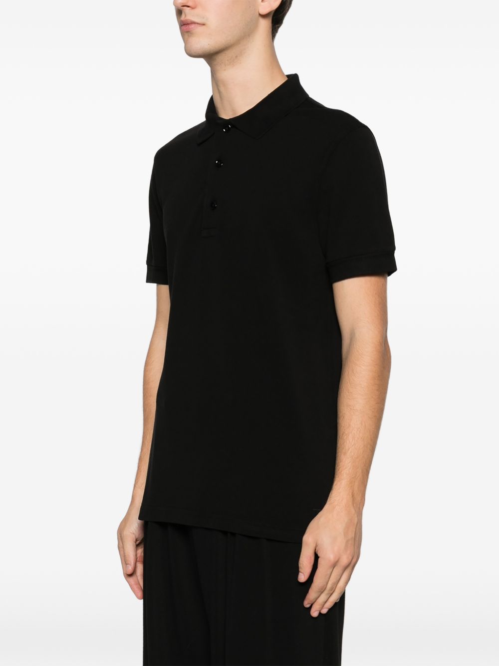 COTTON BLEND POLO SHIRT