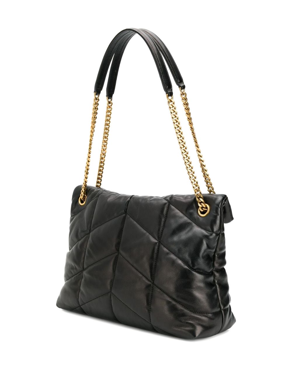 PUFFER MEDIUM LEATHER SHOULDER BAG