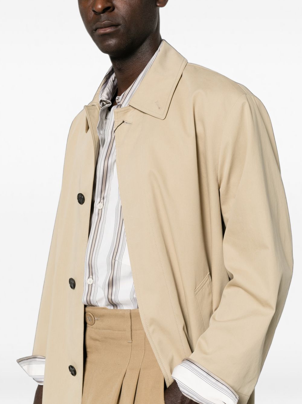 COTTON BLEND COAT